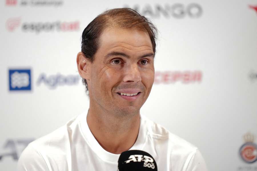 Nadal speaks to the media