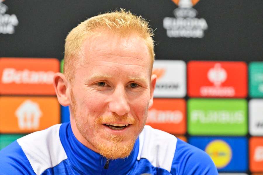 Jemelka na tiskové konferenci nešetřil úsměvy. Jemelka na tiskové konferenci nešetřil úsměvy.