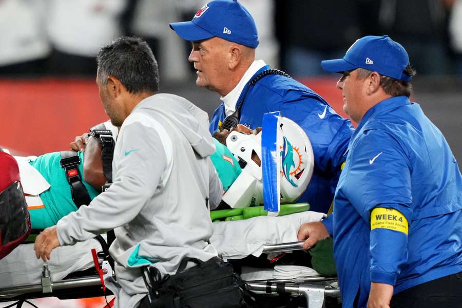 Dolphins quarterback Tua Tagovailoa remains in concussion protocol
