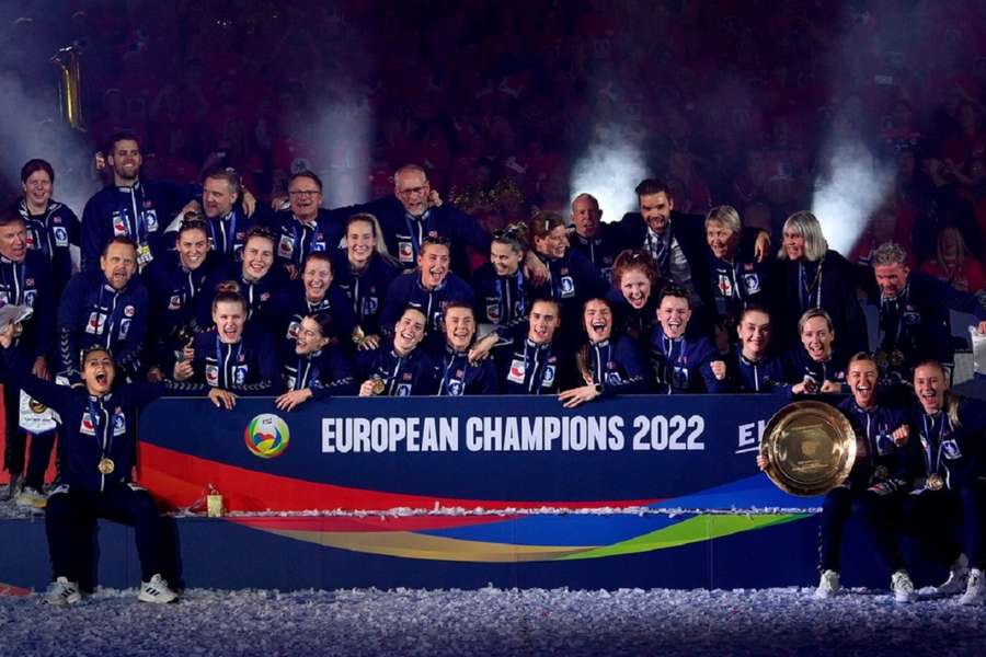 Noorwegen na winst op Denemarken voor de negende keer Europees kampioen