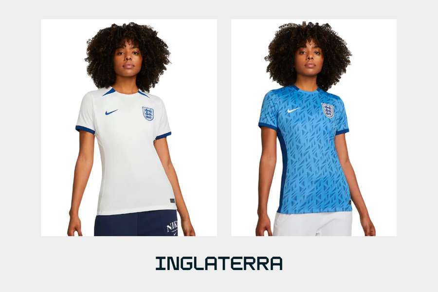 Inglaterra vai de calções escuros para o Mundial