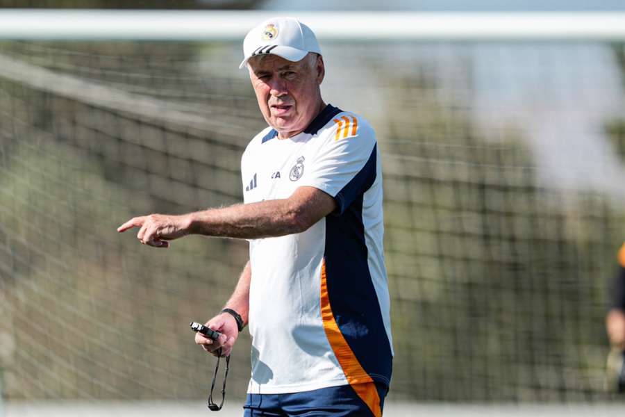 Carlo Ancelotti, treinador do Real Madrid