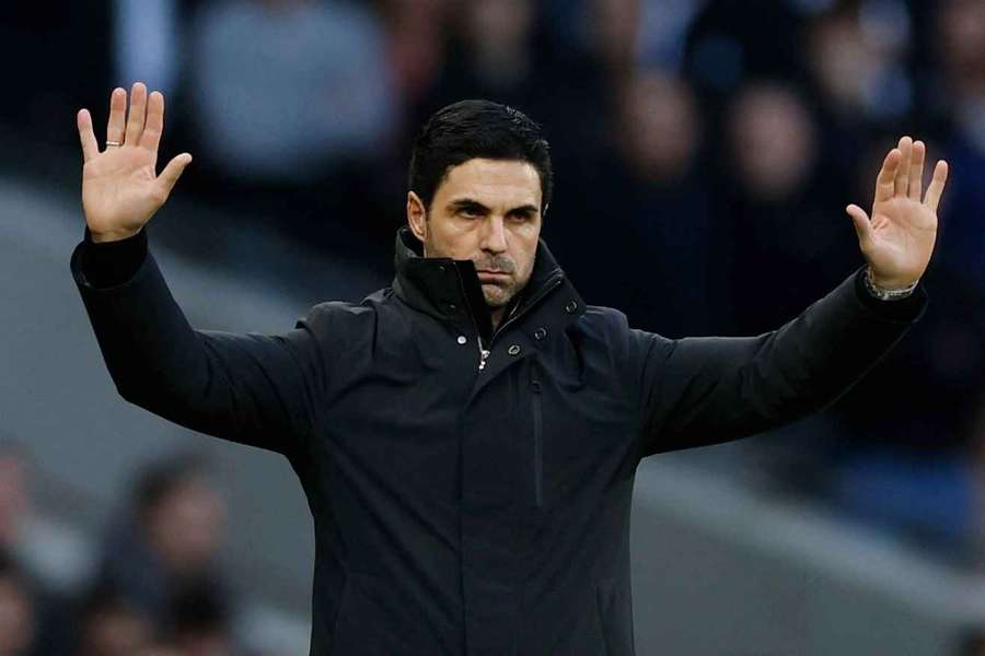 Arsenal manager Mikel Arteta