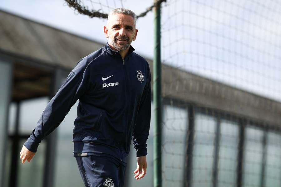 Rui Borges, treinador do Sporting Rui Borges, treinador do Sporting