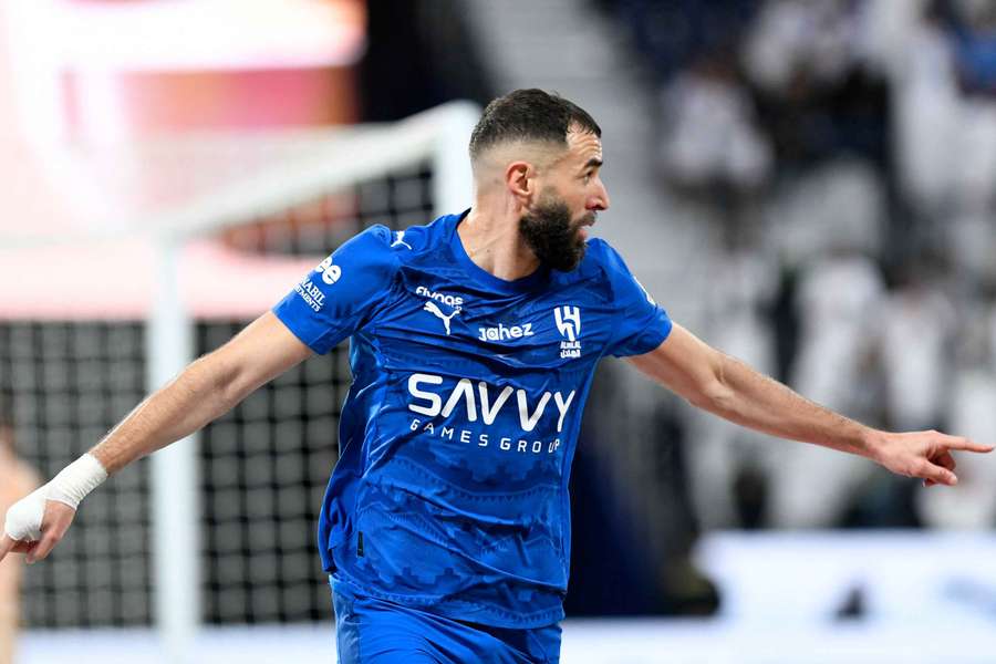 Al Hilal's Karim Benzema in action
