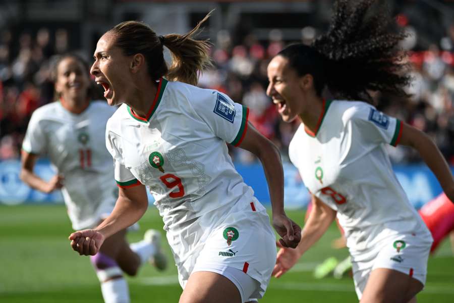 Jraidi celebra un gol para el recuerdo