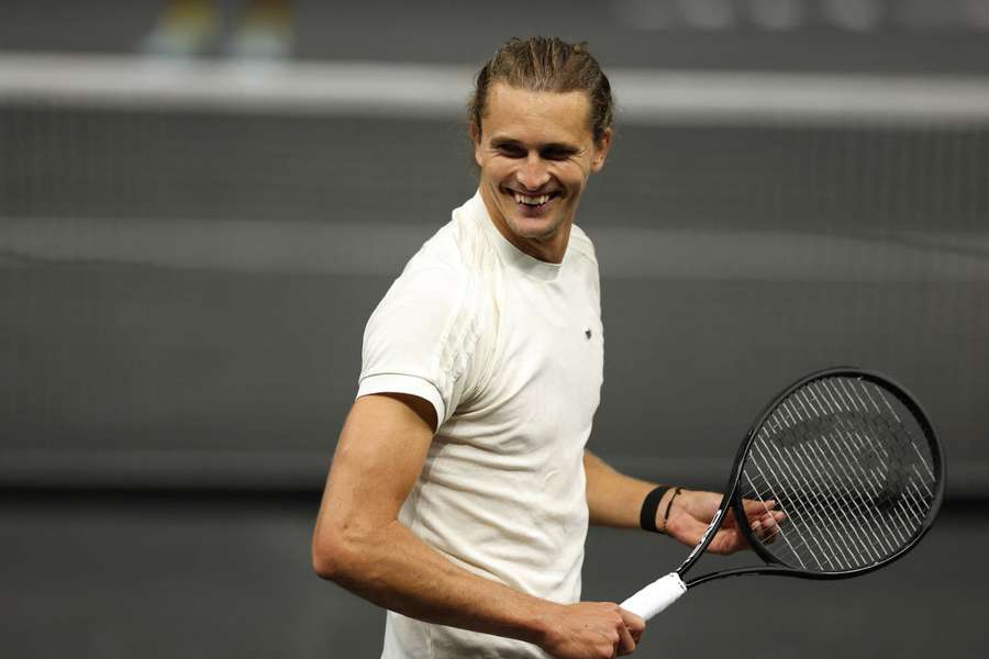 Alexander Zverev beim Training am Mittwoch.