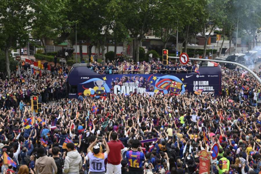O Barça receberá o troféu de campeão da Liga após o jogo contra a Real Sociedad