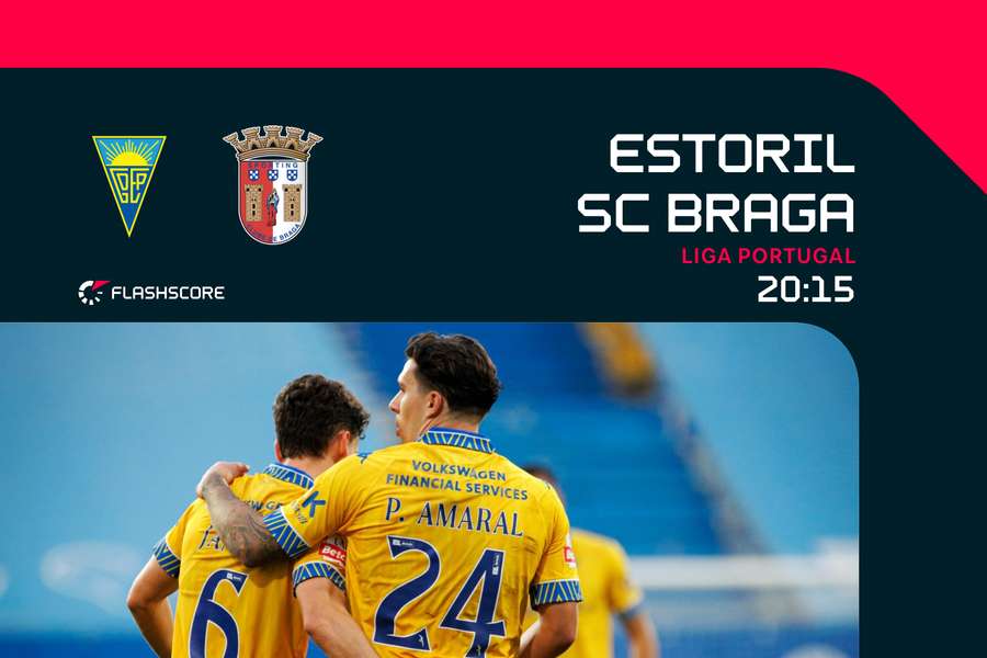 Estoril recebe SC Braga na Amoreira
