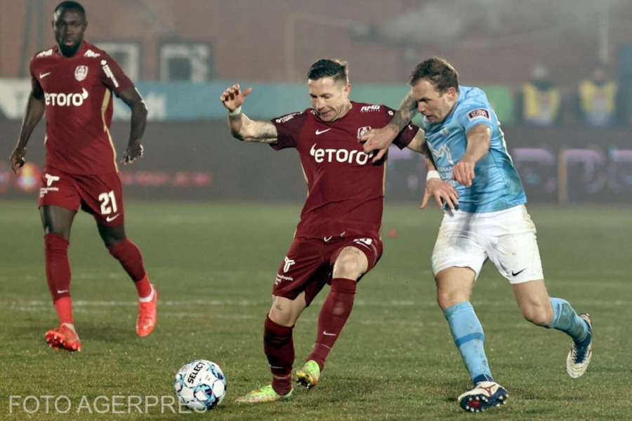 CFR câștigă la Voluntari grație unui autogol