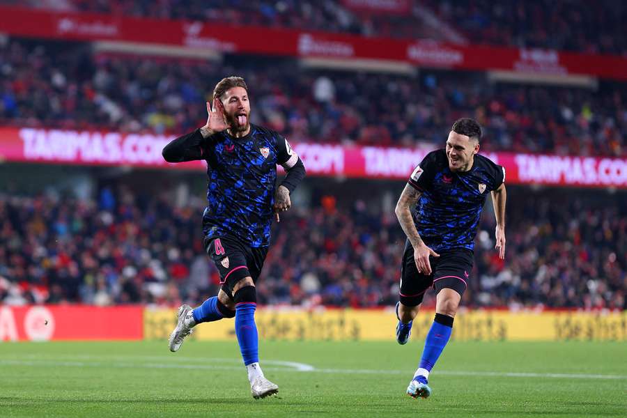 Sergio Ramos y Lucas Ocampos marcaron en la victoria del Sevilla