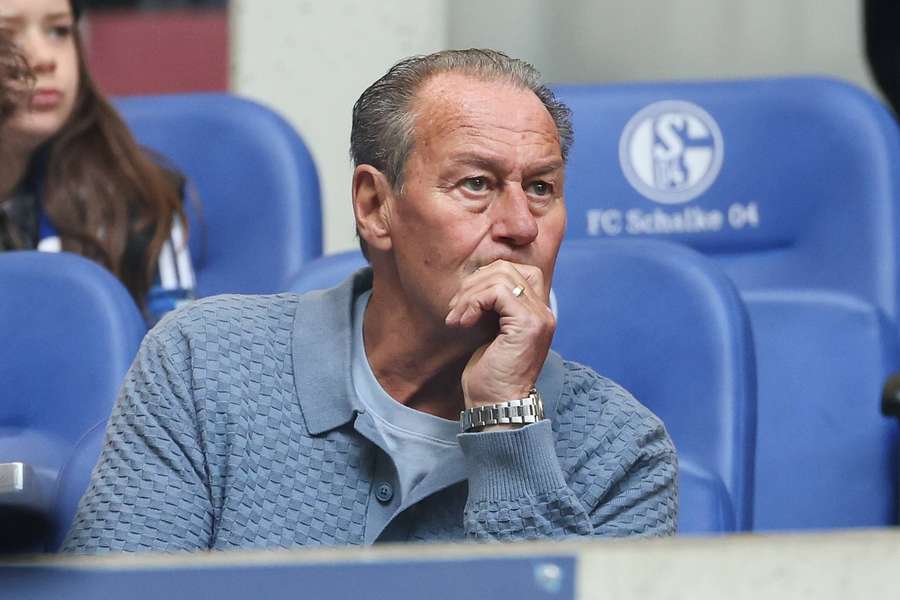 Huub Stevens in der Veltins-Arena Huub Stevens in der Veltins-Arena