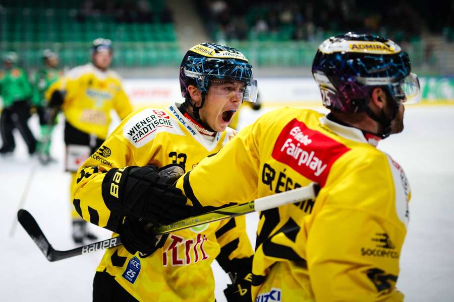 Vienna Capitals gewinnen Torfestival, Ljubljana ringt Graz nieder