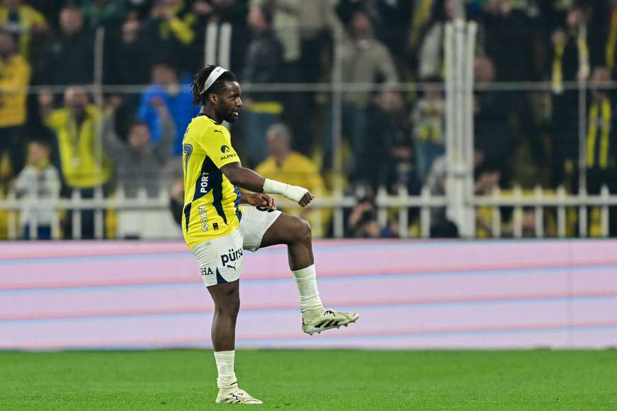 Allan Saint-Maximin, en un partido del Fenerbahçe
