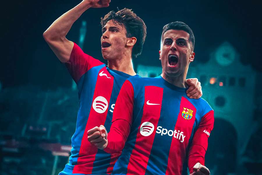 Dva príchody na poslednú chvíľu. Barcelona privádza Félixa (vľavo) a Cancela.