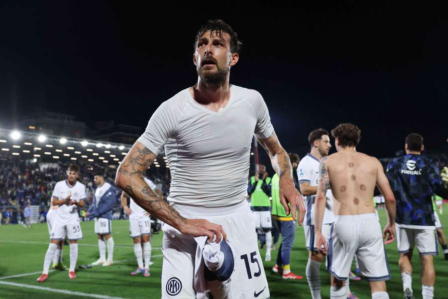 Acerbi, jugador del Inter de Milán