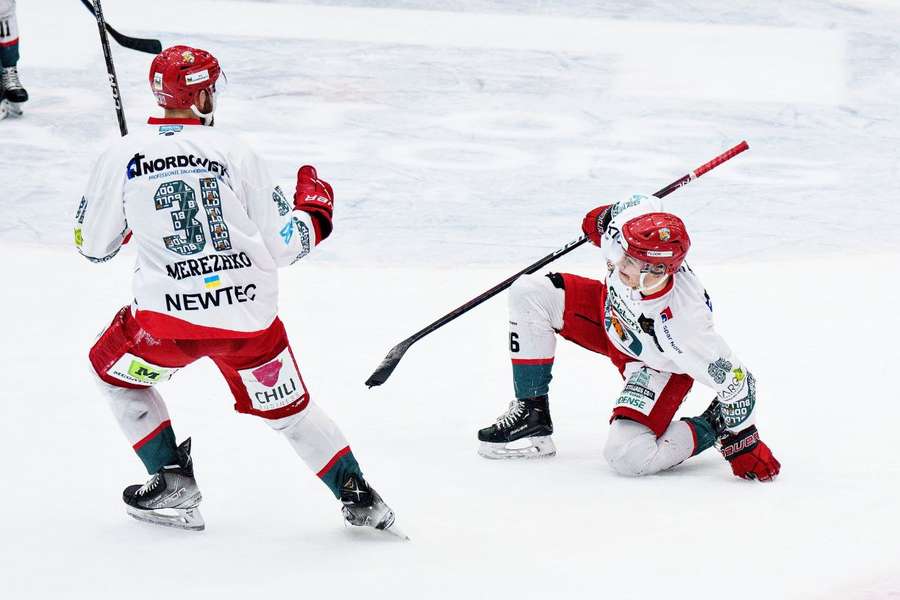 Fra pokalsemifinalen mellem Odense og Herning.