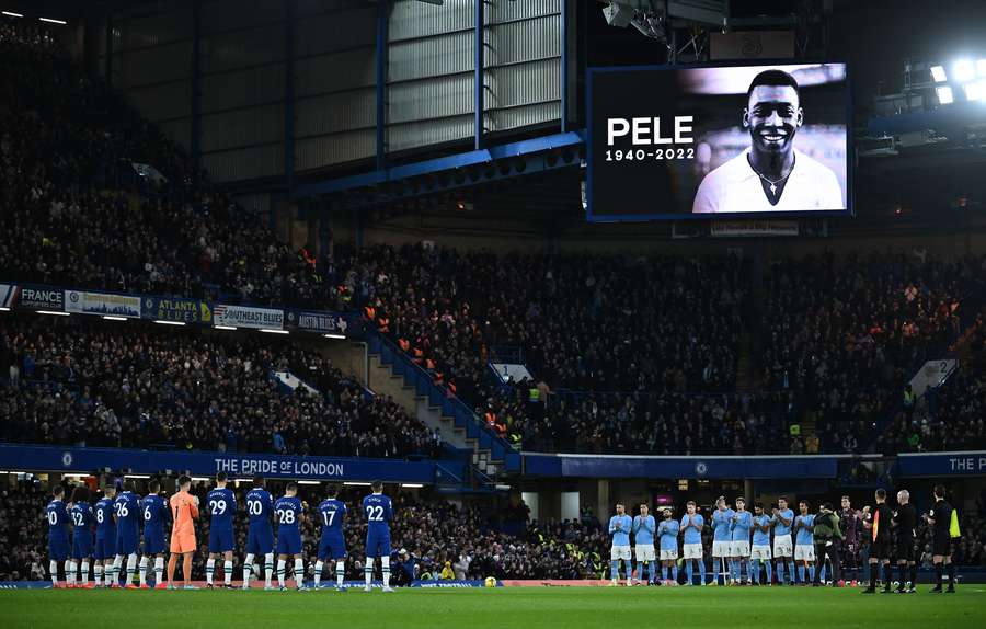 Moment de reculegere pe Stamford Bridge în memoria lui Pele