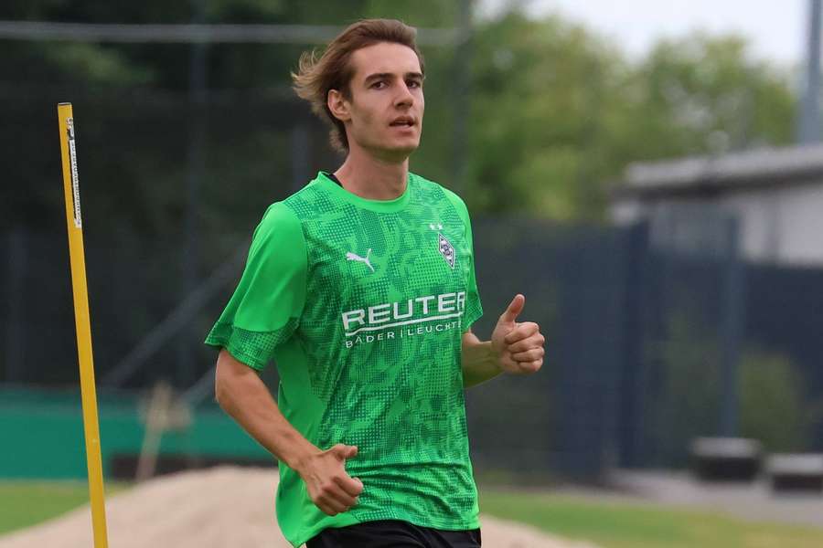 Florian Neuhaus beim Training vergangenen Monat.