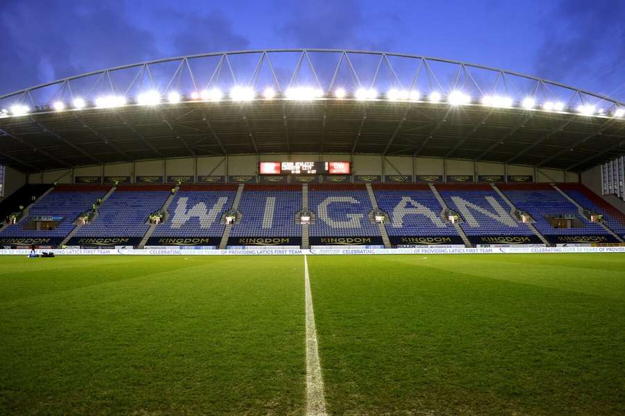 O Wigan Athletic está em último lugar e vai descer do Championship 
