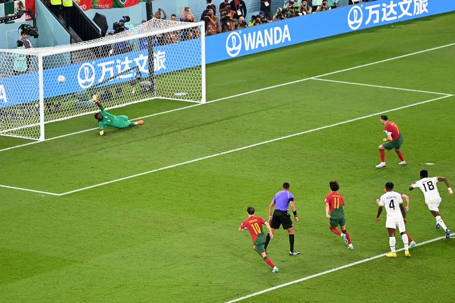 Golo 50 de Portugal em Mundiais veio da marca de penálti Golo 50 de Portugal em Mundiais veio da marca de penálti