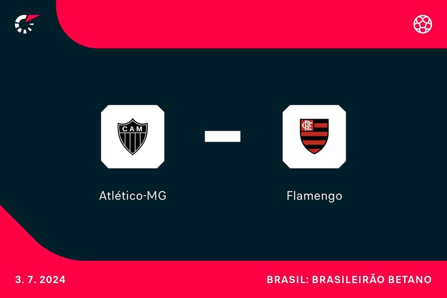 Atlético-MG e Flamengo fazem um clássico nacional pelo Brasileirão