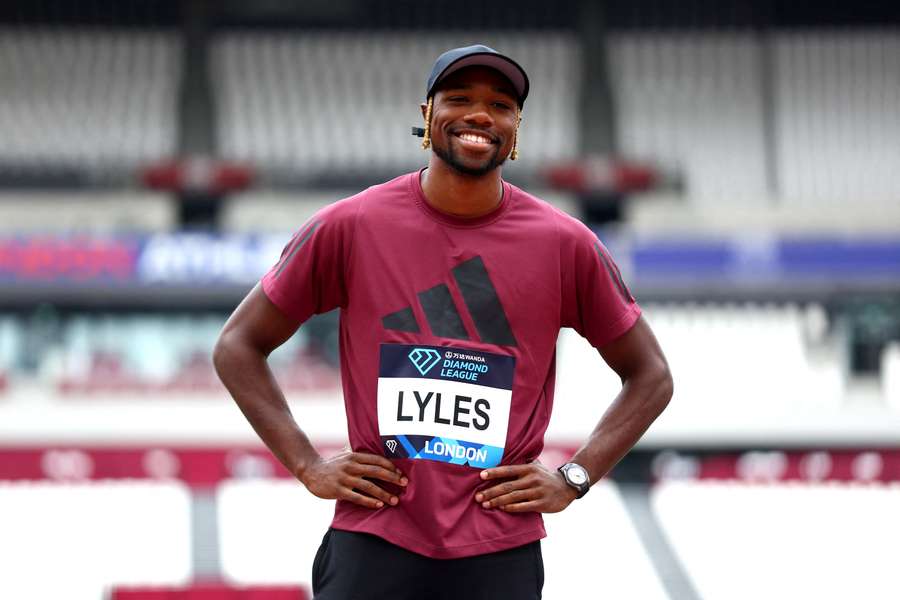 Noah Lyles is aiming for a world record time in the 200 metres
