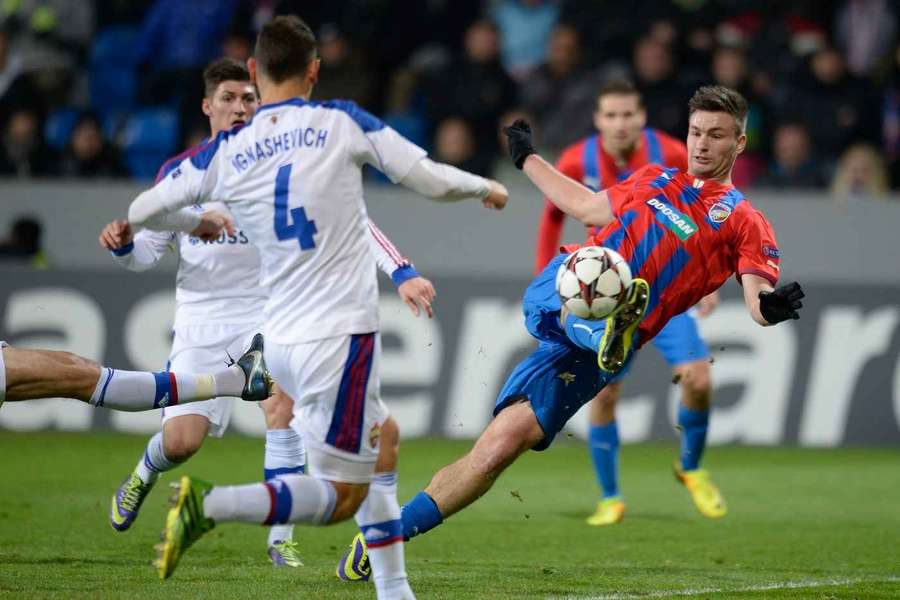 Wágner v zápase proti CSKA Moskva.