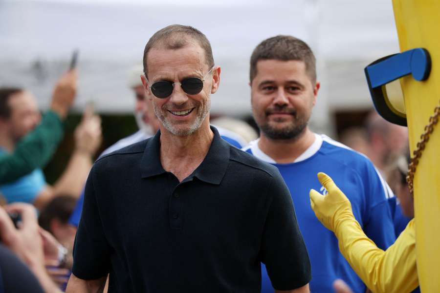 Aleksander Ceferin before a UEFA Executive Committee Meeting in Greece in September Aleksander Ceferin before a UEFA Executive Committee Meeting in Greece in September