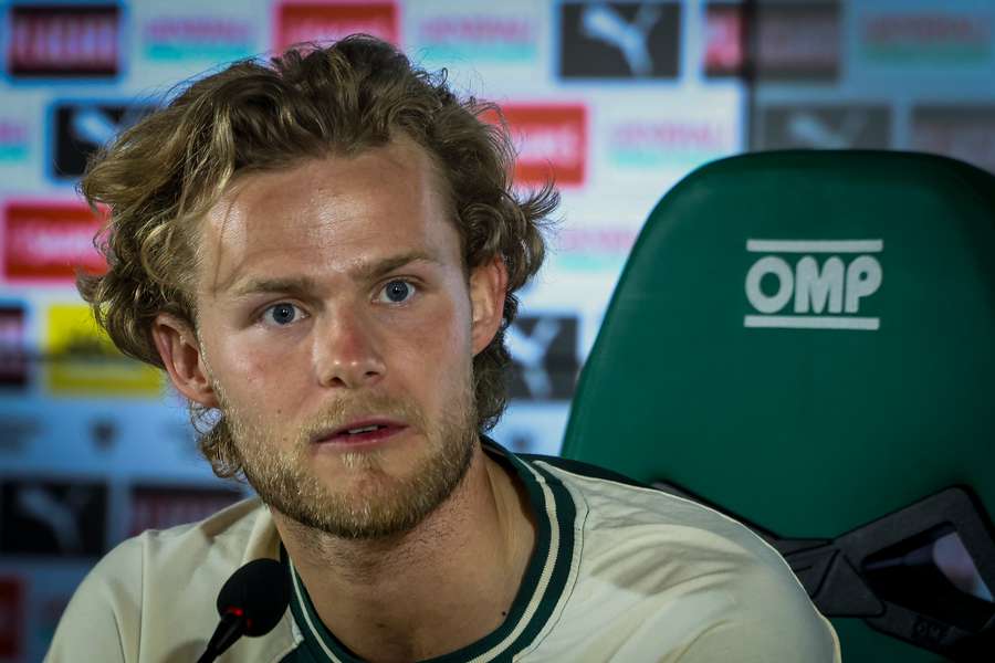 Morten Hjulmand, capitão do Sporting