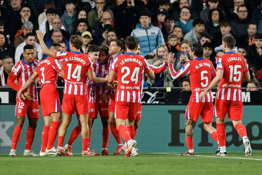 Atlético zvíťazilo na pôde Valencie.