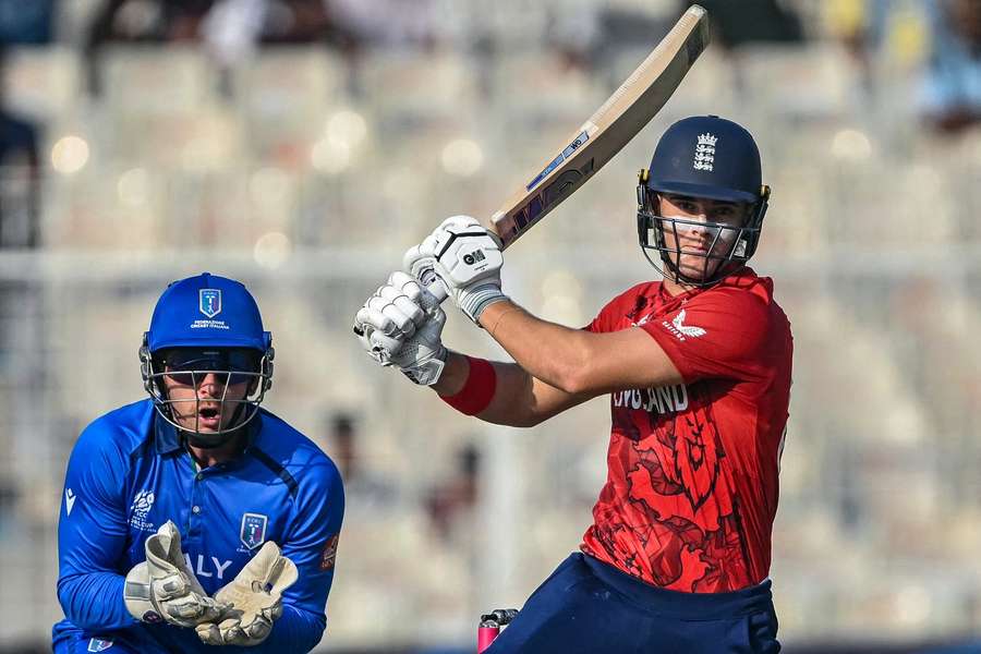 Bethell in action for England