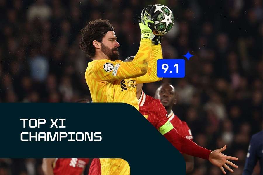 Alisson svetta su tutti a Parigi