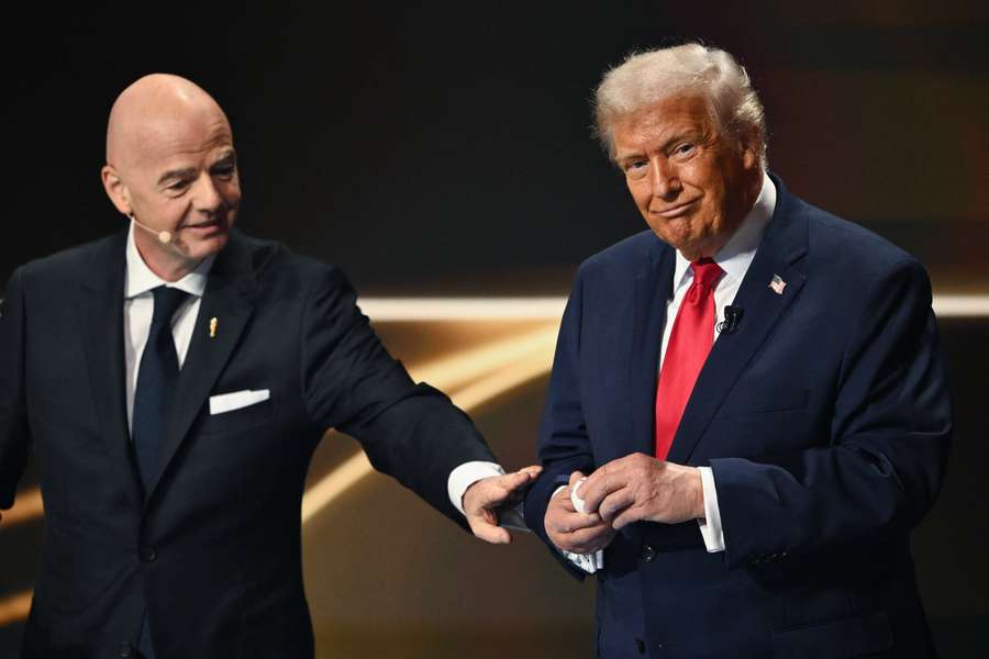 Infantino et Trump le 5 décembre 2025.