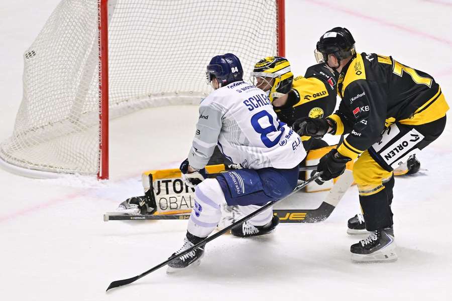 Schleiss protrhl střelecké trápení při kanonádě proti poslednímu Litvínovu.