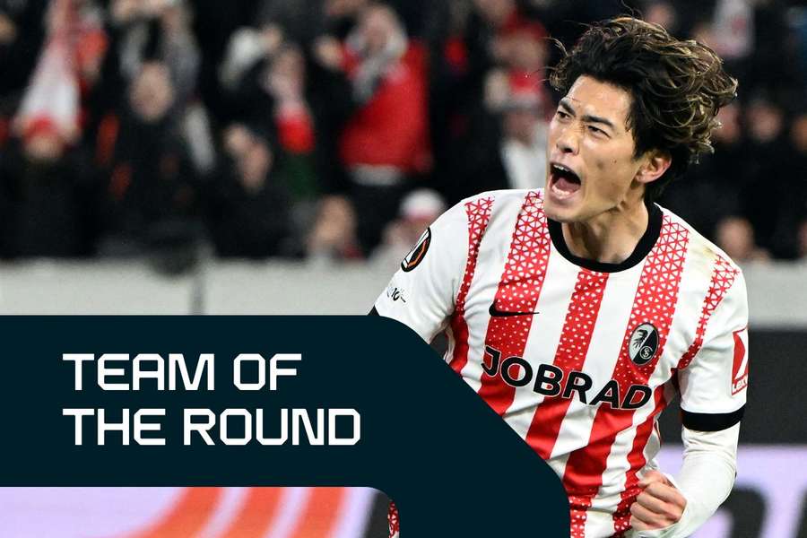 Yuito Suzuki got the highest player rating in the Europa League this week