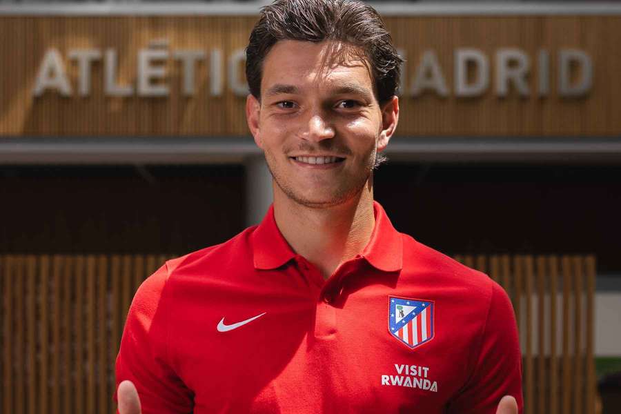 Arnau Solá ao serviço do Atlético Madrid Arnau Solá ao serviço do Atlético Madrid
