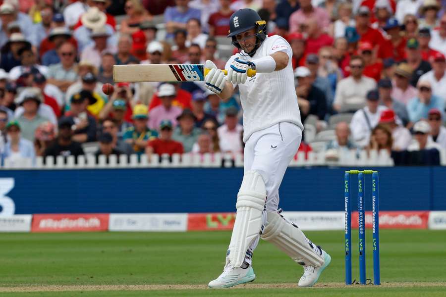 England's Joe Root plays a shot on day two of the second Ashes cricket Test England's Joe Root plays a shot on day two of the second Ashes cricket Test