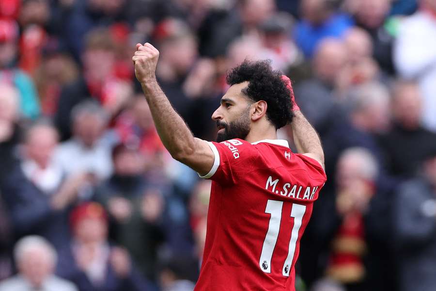 Salah definiu o duelo no segundo tempo