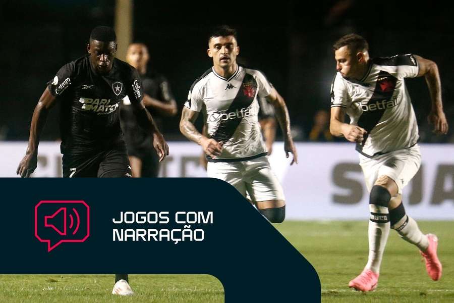 Botafogo e Vasco fazem grande jogo do Brasileirão nesta terça-feira (5)