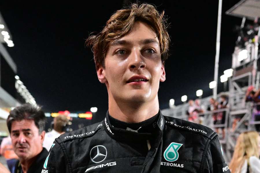 George Russell qualified in second place for Sunday's Qatar Grand Prix 