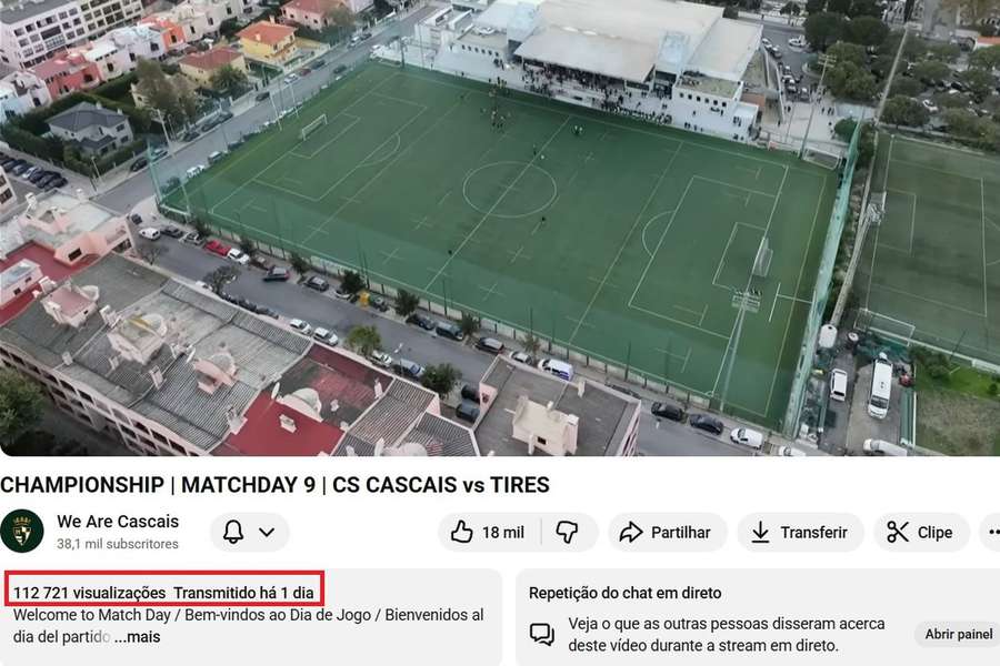 Mais de 100 mil visualizações no Youtube