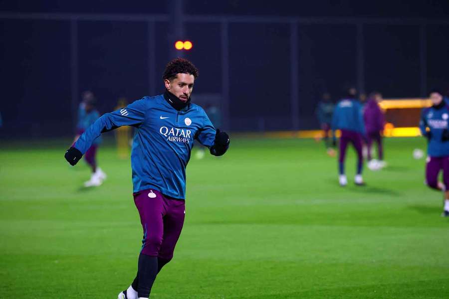 Marquinhos treinou individualmente