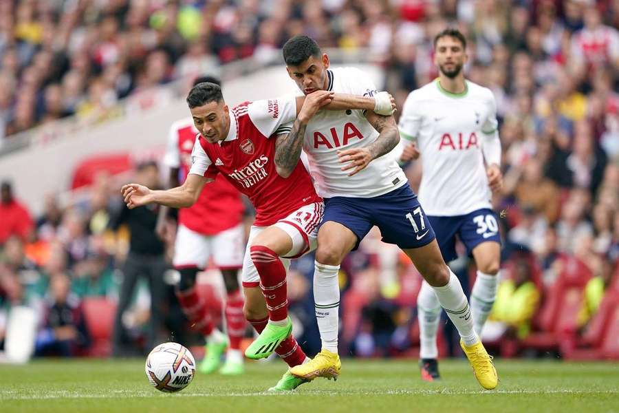 Martinelli and Romero battling in the last derby