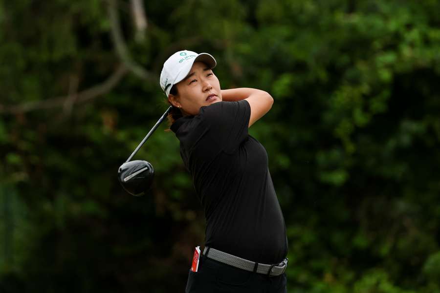 Lee in action at the LPGA Shoprite Classic