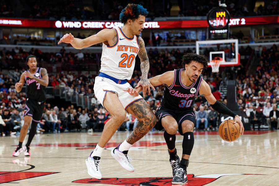 Sochan zdobył dwa punkty, a Knicks pokonali na wyjeździe Bulls