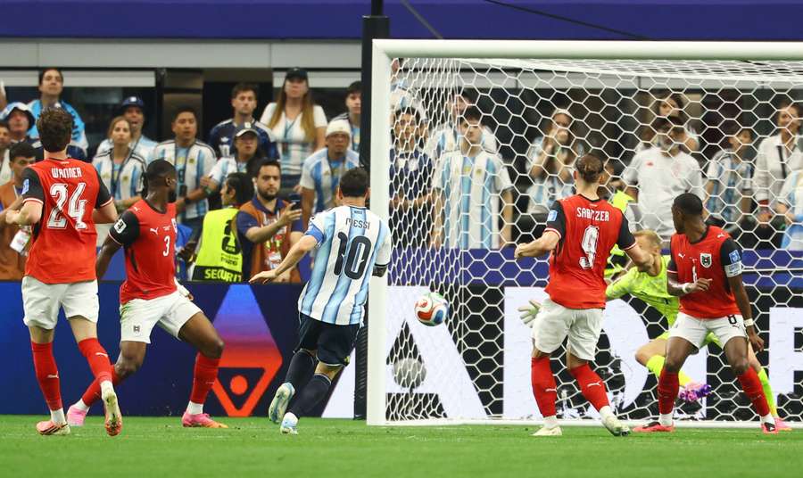 Il gol di Messi
