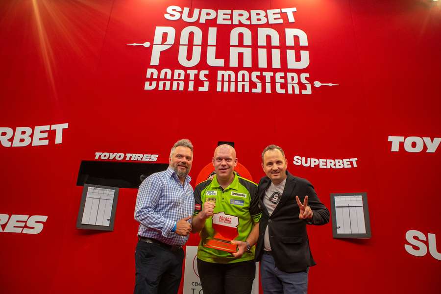 Michael van Gerwen gewann das Poland Darts Masters 2023.