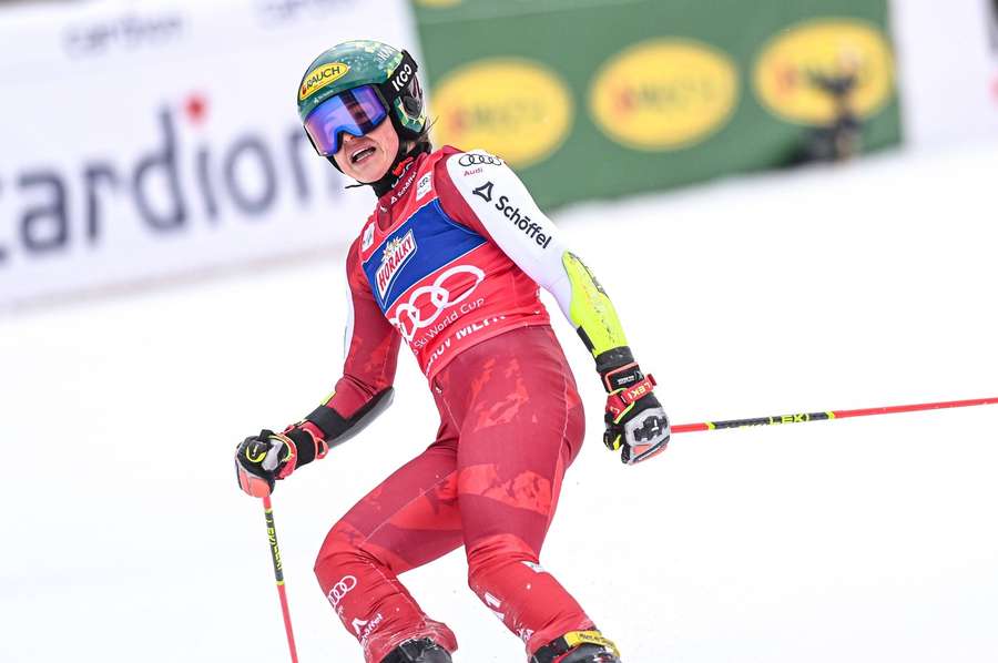 Julia Scheib nach ihrem Ausfall