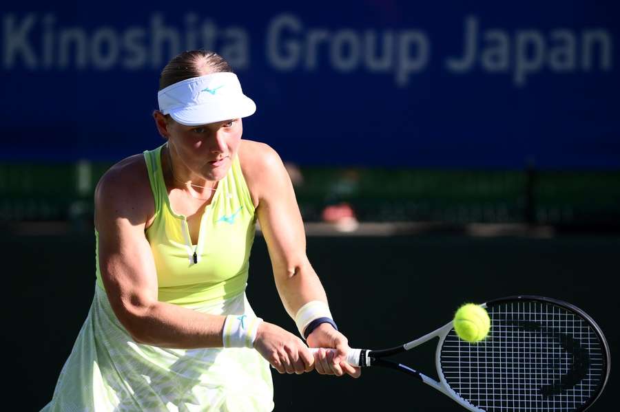 Suzan Lamens in action in Osaka